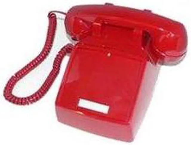 Main image of 250047-VBA-NDL Red desk no dial