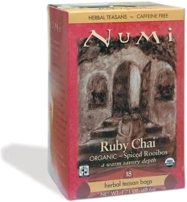 Alt view image 2 of 16 - Numi Tea Organic Ruby Chai Herbal Tea ( 6x18 BAG)