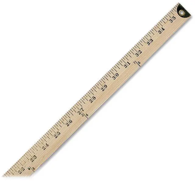 Alt view image 5 of 13 - Westcott Wood Yardstick with Metal Ends 36" 10425