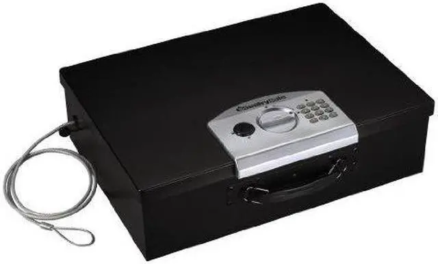 Alt view image 3 of 9 - Sentry Safe PL048E Portable Security Safe 0.49 ft³ - Electronic Lock Bolt(s) - 5.8" x 17.5" x 13.6" - Black