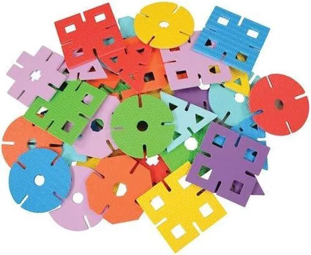 Alt view image 2 of 8 - Chenille Kraft WonderFoam Giant Design Shapes Assorted 40 Pieces 4464