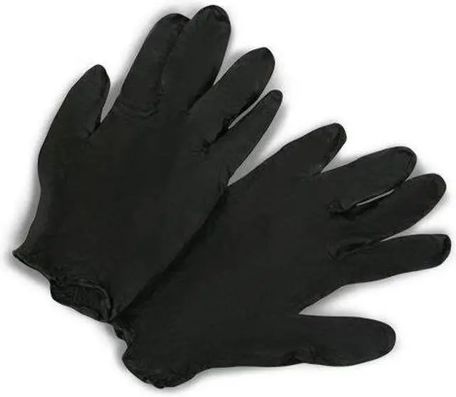 Main image of Venom Nitrile Exam Gloves Large Black Powder-Free 100/Box