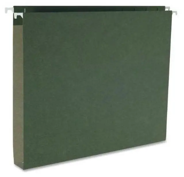 Alt view image 3 of 9 - Business Source Hanging File Folders Ltr 1/5 Tab 1" Exp 25/BX SDGN 43850