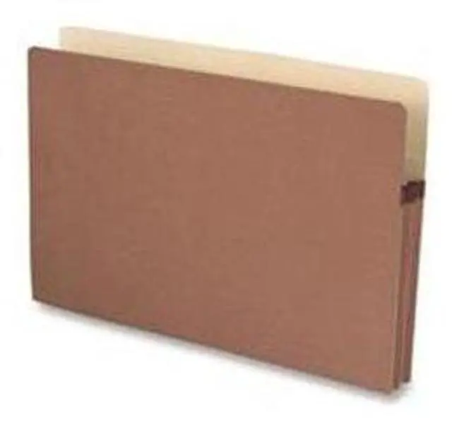 Main image of Business Source File Pocket 3-1/2" Exp. Legal 25/BX Redrope 65794