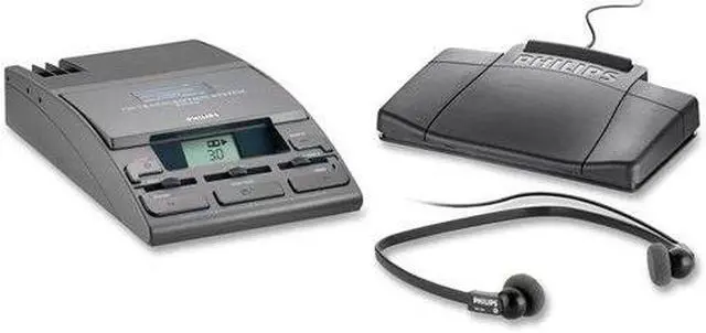 Main image of 720-T Desktop Analog Mini Cassette Transcriber Dictation System W/Foot