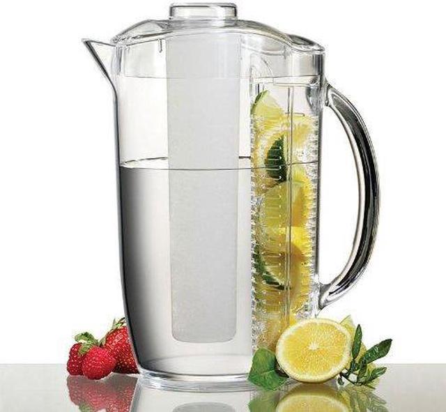 Unbreakable Acrylic Fruit Infuser Water Pitcher