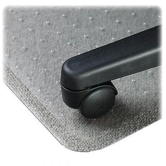 Alt view image 4 of 12 - Lorell Economy Chairmat Low Pile Std. Lip 19"x10" 36"x48" Clear 02156