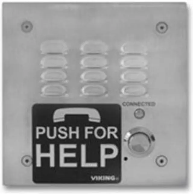 Alt view image 3 of 8 - Viking Electronics - E-1600-30A-EWP - ADA Compliant Stainless Steel Emergency Phone with Dialer and Voice Announcer