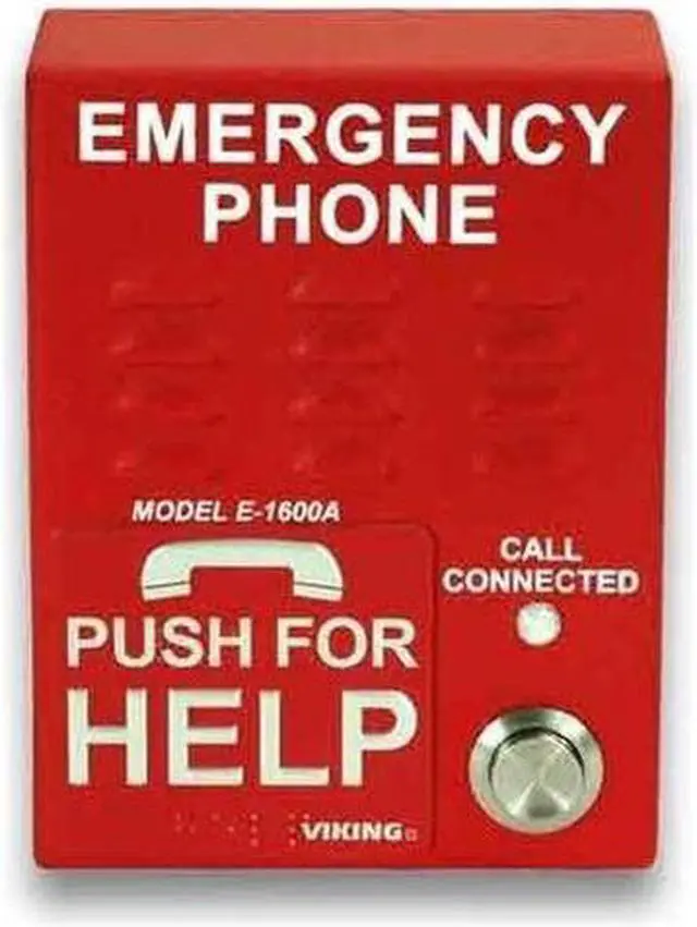 Alt view image 2 of 8 - Viking Electronics - E-1600A-EWP - Viking Electronics E-1600A-EWP Emergency Phone - Surface-mountable for Emergency