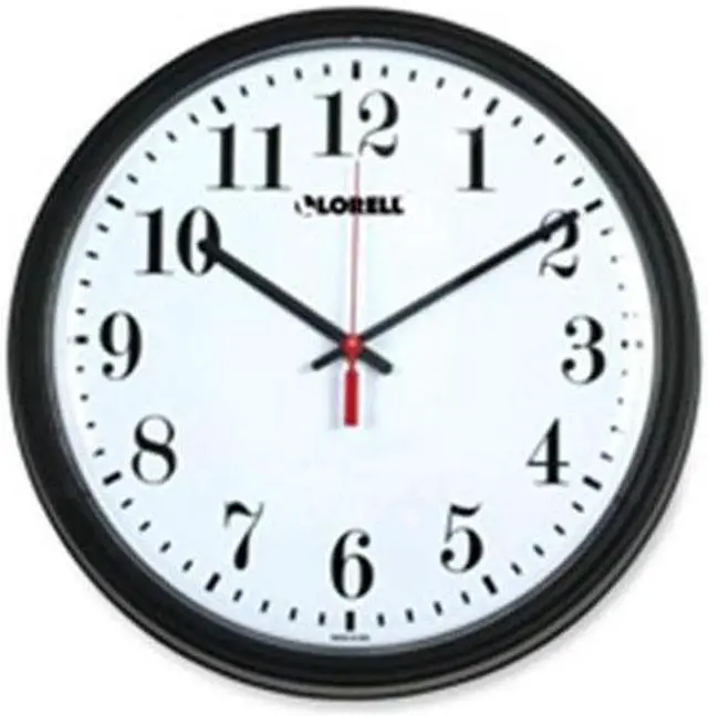 Alt view image 2 of 12 - Lorell 60989 Wall Clock Analog - Quartz