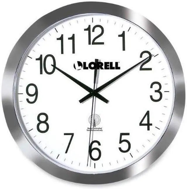 Alt view image 3 of 8 - Lorell Radio Controlled Wall Clock