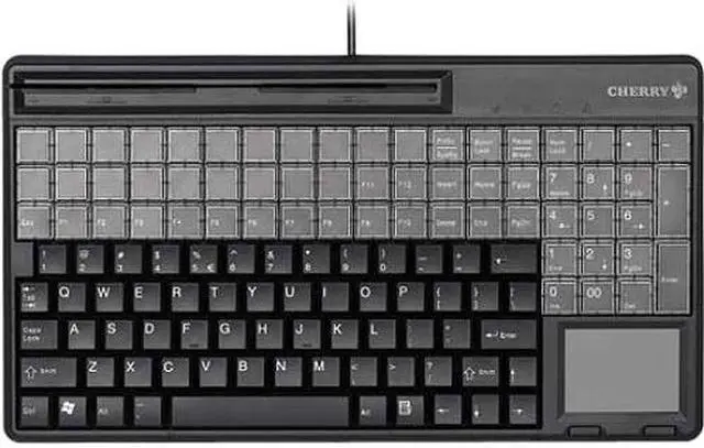 Main image of SPOS,BLK,QWERTY W/MSR123,USB 135KEY,US,135PROG/54RELEG,IP54