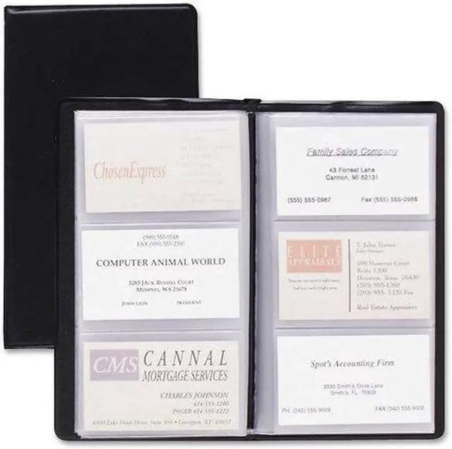 Alt view image 2 of 9 - Cardinal Business Basics Sealed Vinyl 72 Card File