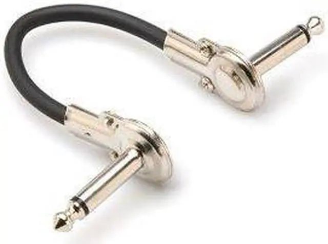 Alt view image 2 of 14 - HOSA IRG-100.5 Low Profile Guitar Pedal Pancake Patch Jumper Cable 1/4" - 6"