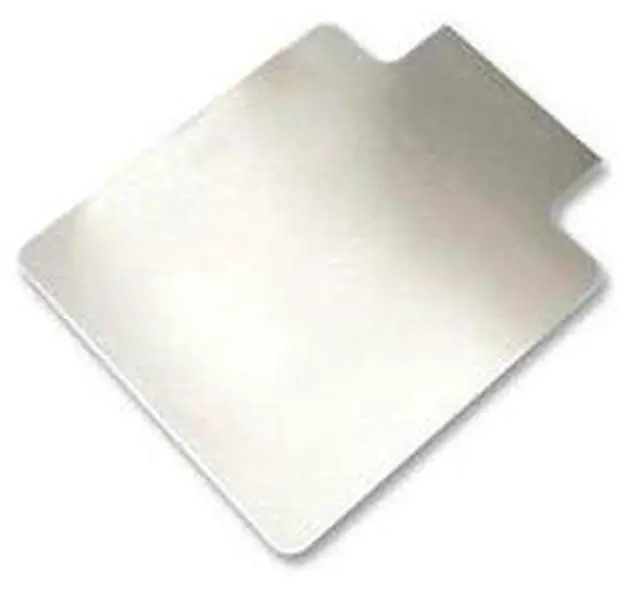 Alt view image 3 of 11 - Lorell Low Pile Chairmat 45"x53" Wide Lip 25"x12" Clear 69158