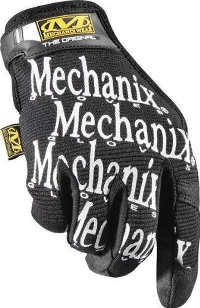 Alt view image 3 of 6 - Mechanix Wear The Original Work Gloves Black Large MG05010