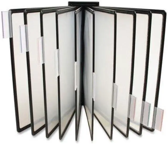 Alt view image 5 of 6 - Business Source Basic Catalog Display Racks 20 Documents Black 62889