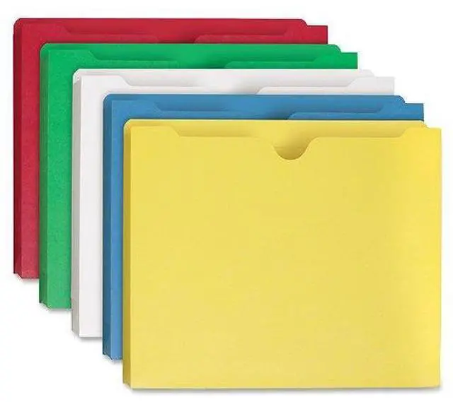 Alt view image 3 of 7 - Smead File Jackets 2" Exp Letter Straight Cut 10/PK AST 75688
