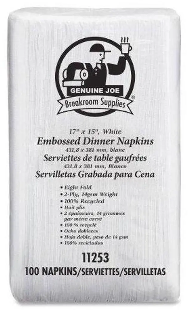 Main image of Dinner Napkins 2-Ply 17"x15" 100/PK WE