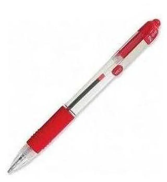 Alt view image 2 of 4 - Zebra Ballpoint Pen Retractable 1.0mm Med.Pt 1DZ CL/Red Ink 22230