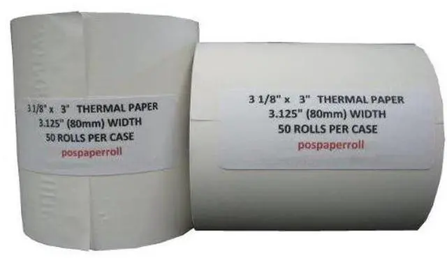 Alt view image 3 of 5 - Sparco Thermal Paper Roll 3-1/8"x230' 50/CT White 25346