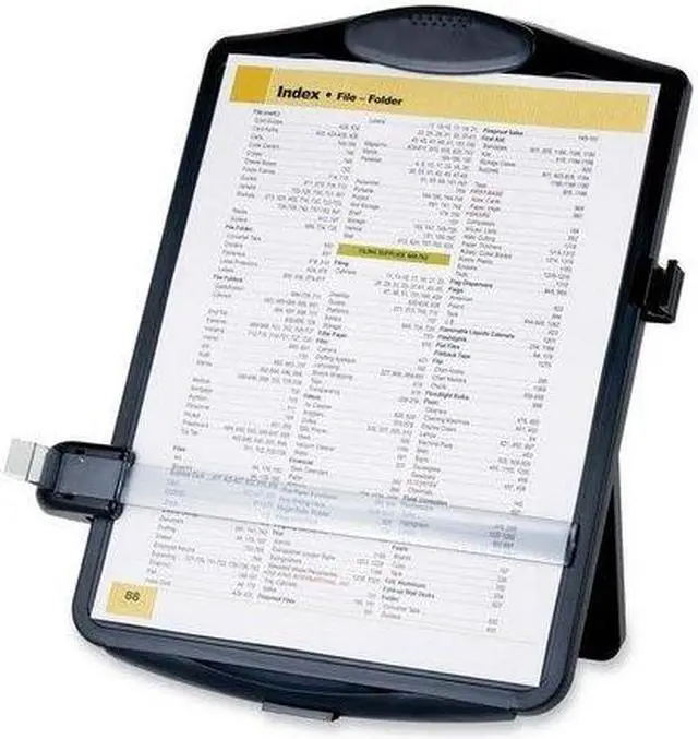 Alt view image 3 of 8 - Easel Document Holders, Adjustable, 10"x2"x14", Black