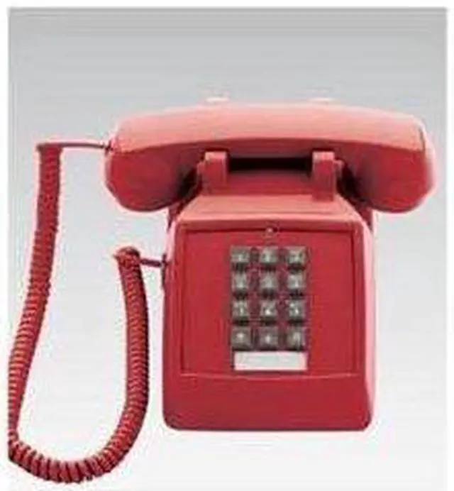 Alt view image 2 of 6 - Scitec  Inc. Corded Telephone SCI-25003 Scitec 2510E Red