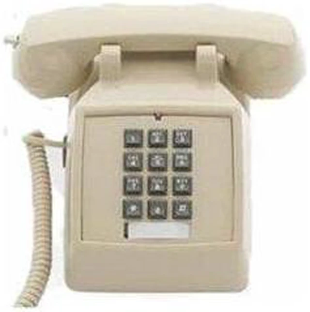 Alt view image 3 of 5 - Scitec Inc. Corded Telephone SCI-25101 Scitec 2510D-E Ash - No MW