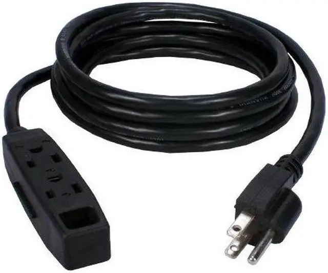Main image of QVS PC3PX-15 3 Outlets Power Strip 125V Input Voltage 15 ft. Cord Length