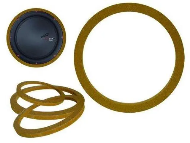 Alt view image 2 of 5 - NEW PAIR NIPPON RING8R 8" RINGS 3/4" WOOFER EXTENDER RINGS 3/4" THICK MDF BOARD