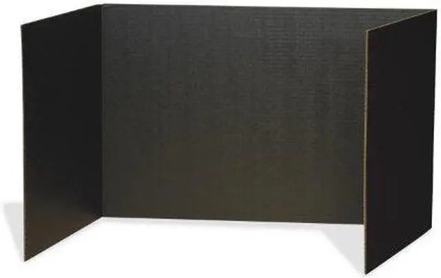 Alt view image 2 of 5 - Pacon Privacy Board 48"x16" 4/PK Black 3791