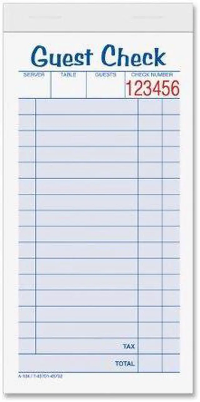 Alt view image 4 of 9 - Tops Guest Check Book