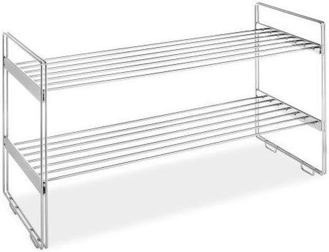 Metal Stackable Closet Shelves, Chrome Finish - by Whitmor