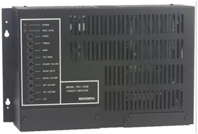 Alt view image 4 of 10 - Bogen Communications TPU250 Telephone Paging Amplifier