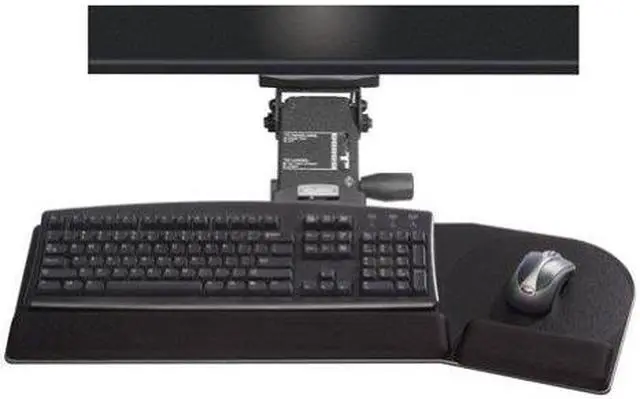 Alt view image 2 of 7 - Kelly Computer Supply Leverless Lift N Lock California Keyboard Tray 28 x 10