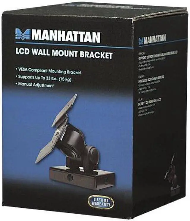 Alt view image 3 of 16 - Manhattan Adjustable Wall Mount - Supports One 13" - 22" Display Up To 26 Lbs