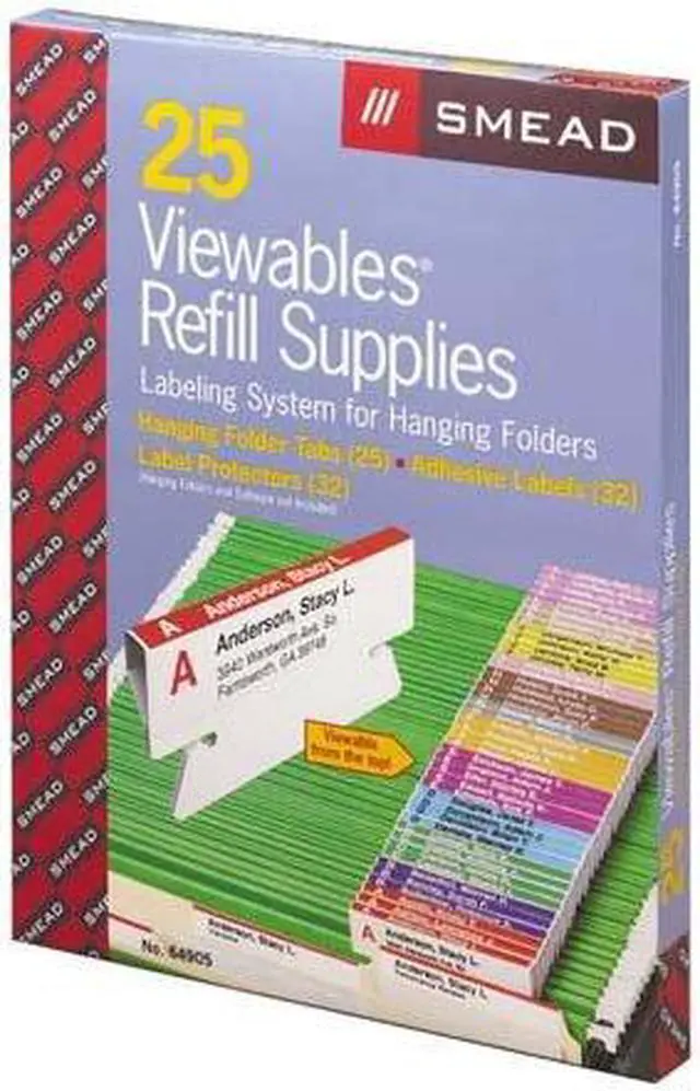 Alt view image 2 of 20 - Smead Viewables Color Labeling System Supplies Refills