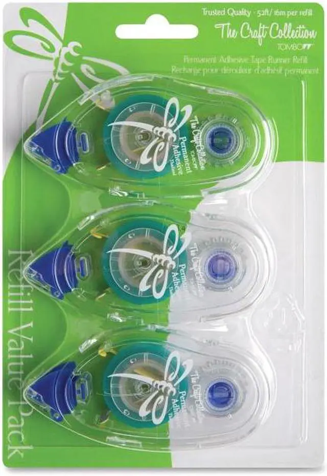 Alt view image 3 of 6 - Mono Adhesive Refill Permanent Value Pack-1/3"X39ft 3/Pkg