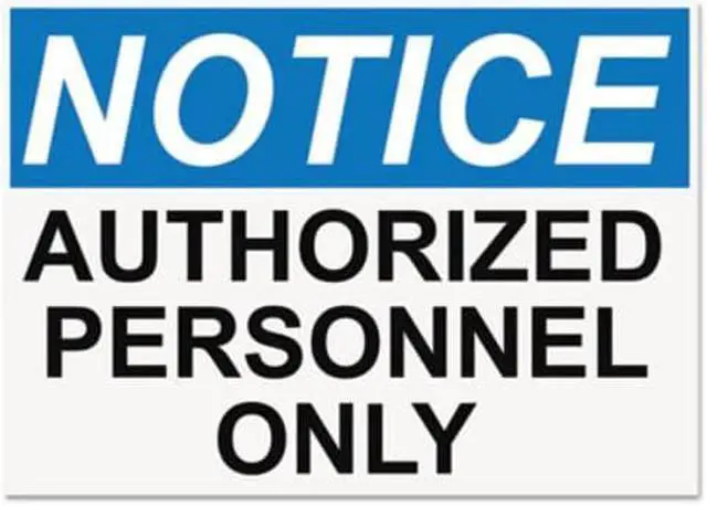 Alt view image 2 of 7 - Headline Sign Sign,Notc Authrz Only,Ast 5492