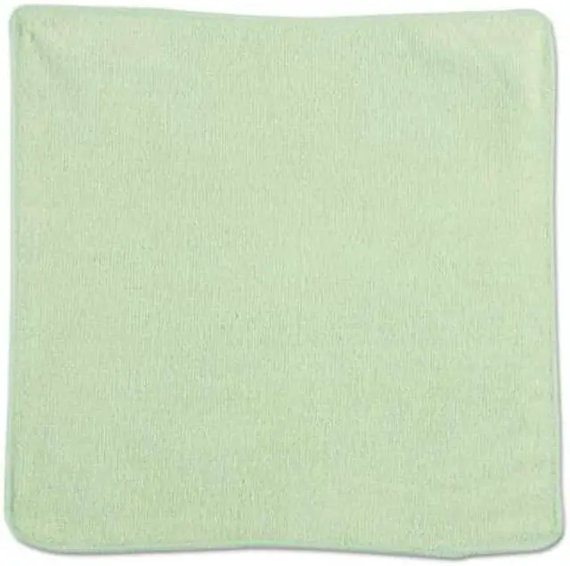 Alt view image 3 of 14 - Rubbermaid Commercial Microfiber Cleaning Cloths 12 x 12 Green 24/Pack 1820578