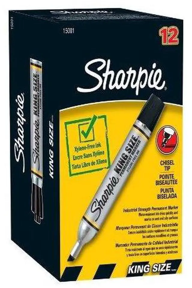 Alt view image 2 of 11 - SHARPIE 25053 Smear Guard Highlighter Set, Chisel Tip Fluorescent Colors PK12