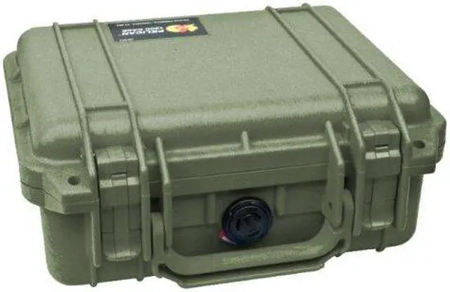 Alt view image 4 of 13 - CASE, PELICAN 1200, W/FOAM, OD GREEN