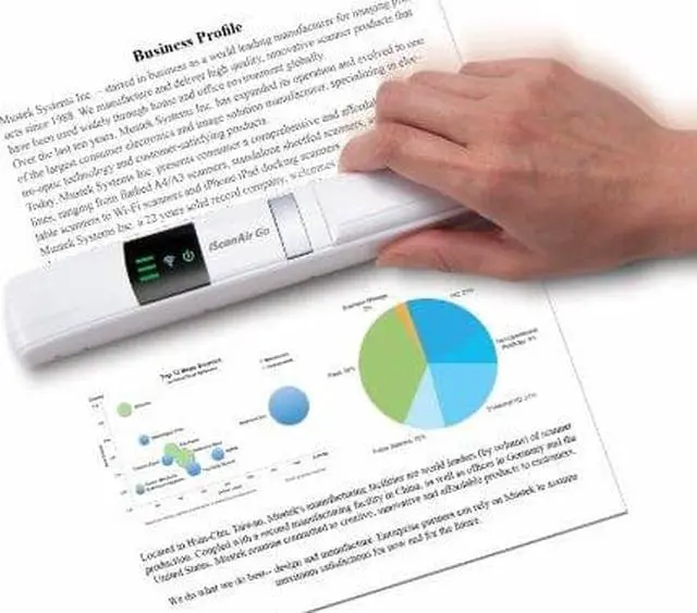Alt view image 5 of 6 - Mustek iScan Air Go (H410W) up to 600 dpi Wireless Specialized Scanner