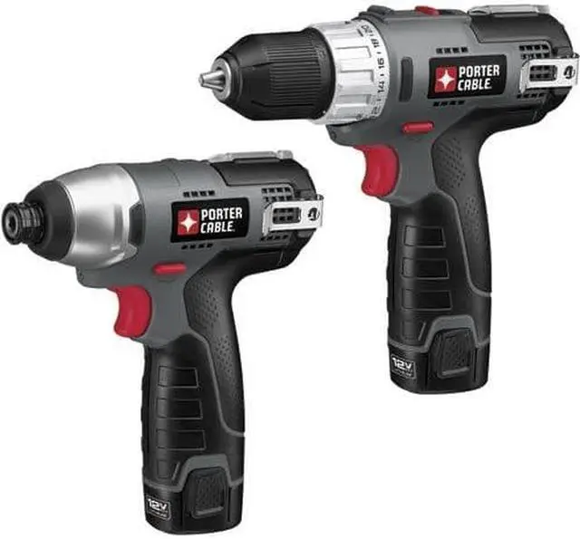 Alt view image 3 of 5 - Porter-Cable PCL212IDC-2 12-Volt Max Lithium Ion Compact 2-Tool Kit