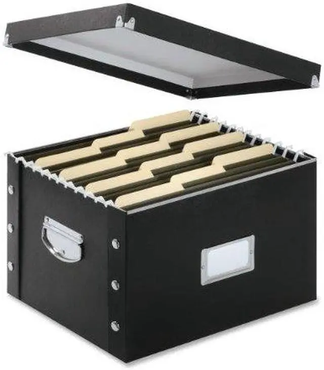 Alt view image 2 of 7 - Snap-N-Store Snap N Store Storage Box Letter/Legal 16 1/4 x 9 3/4 x 13 1/4 Black