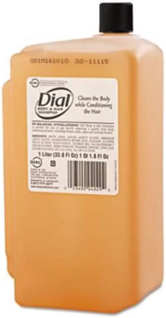Alt view image 2 of 8 - Body & Hair Care, Peach Scent, Clear Amber, 1 Liter Cartridge