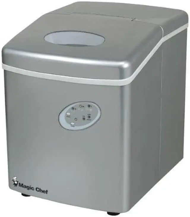 Alt view image 10 of 17 - MAGIC CHEF MCIM22TS 27-lb portable mini ice maker ,silver