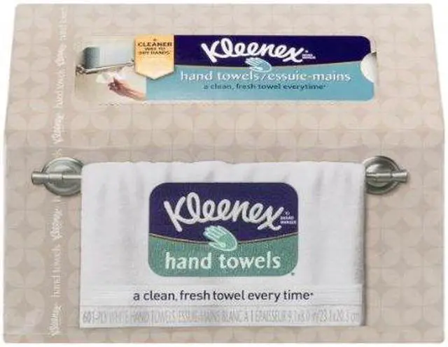 Alt view image 4 of 5 - KLEENEX Folded Hand Towels, White, in Dispenser Box