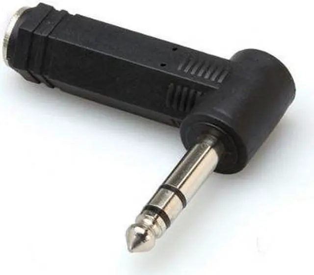 Alt view image 4 of 8 - Adapter 1/4 Stereo (F) to RT Angle 1/4 Stereo (M) Cable Adapter