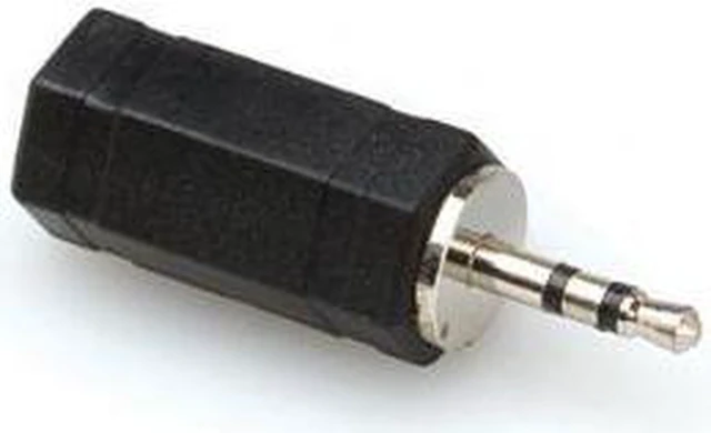 Alt view image 2 of 7 - Hosa GPM-471 Analog Audio Adaptor, 3.5mm TRS to 2.5mm TRS #GMP471